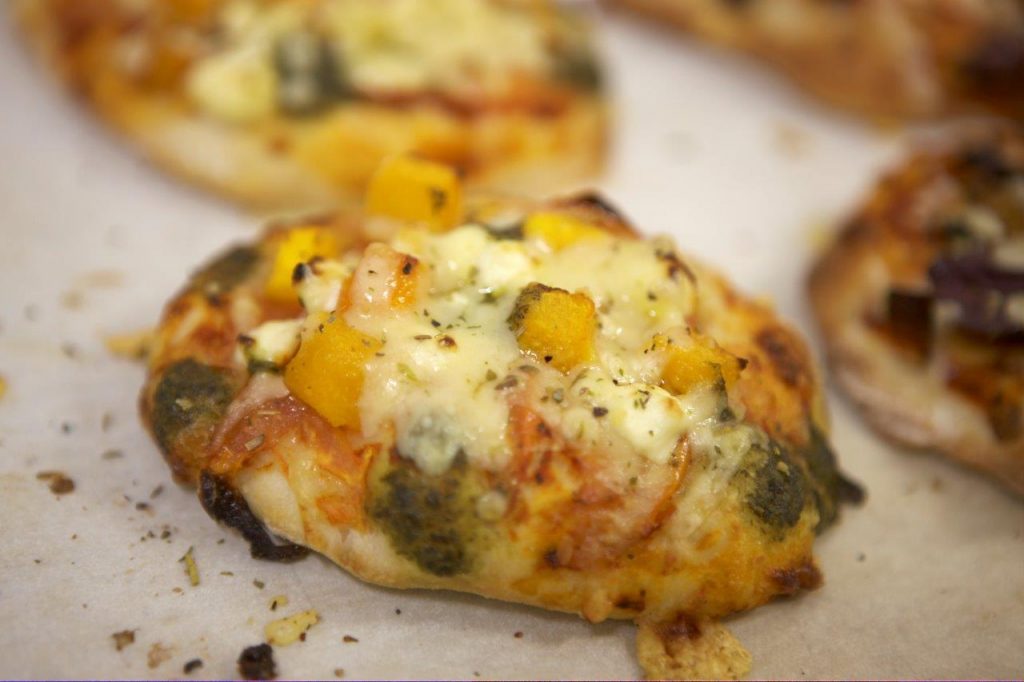 Mini Pumpkin and Goats Cheese Pizza (6pcs) Chez JeanClaude Patisserie