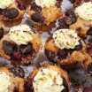 Mini Plum and Chocolate Muffins (6pcs)